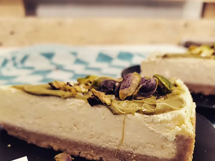 Cheesecake met pistache