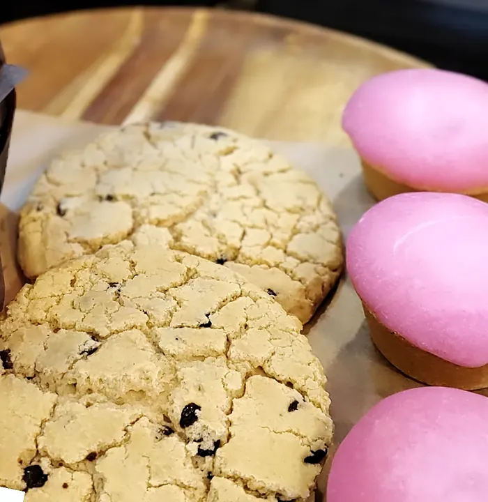 Vegan koeken en roze koeken